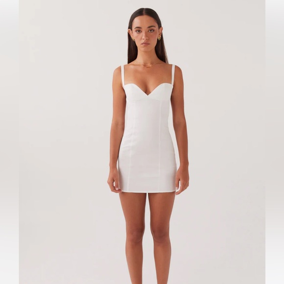 Peppermayo Dresses & Skirts - NWT Peppermayo - Naomi Backless Mini Dress - White - Size 2